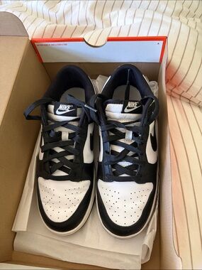 Nike Black and White Low-Top Sneakers